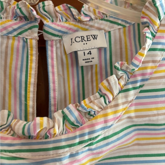 J Crew pastel stripe blouse - Picture 2 of 2